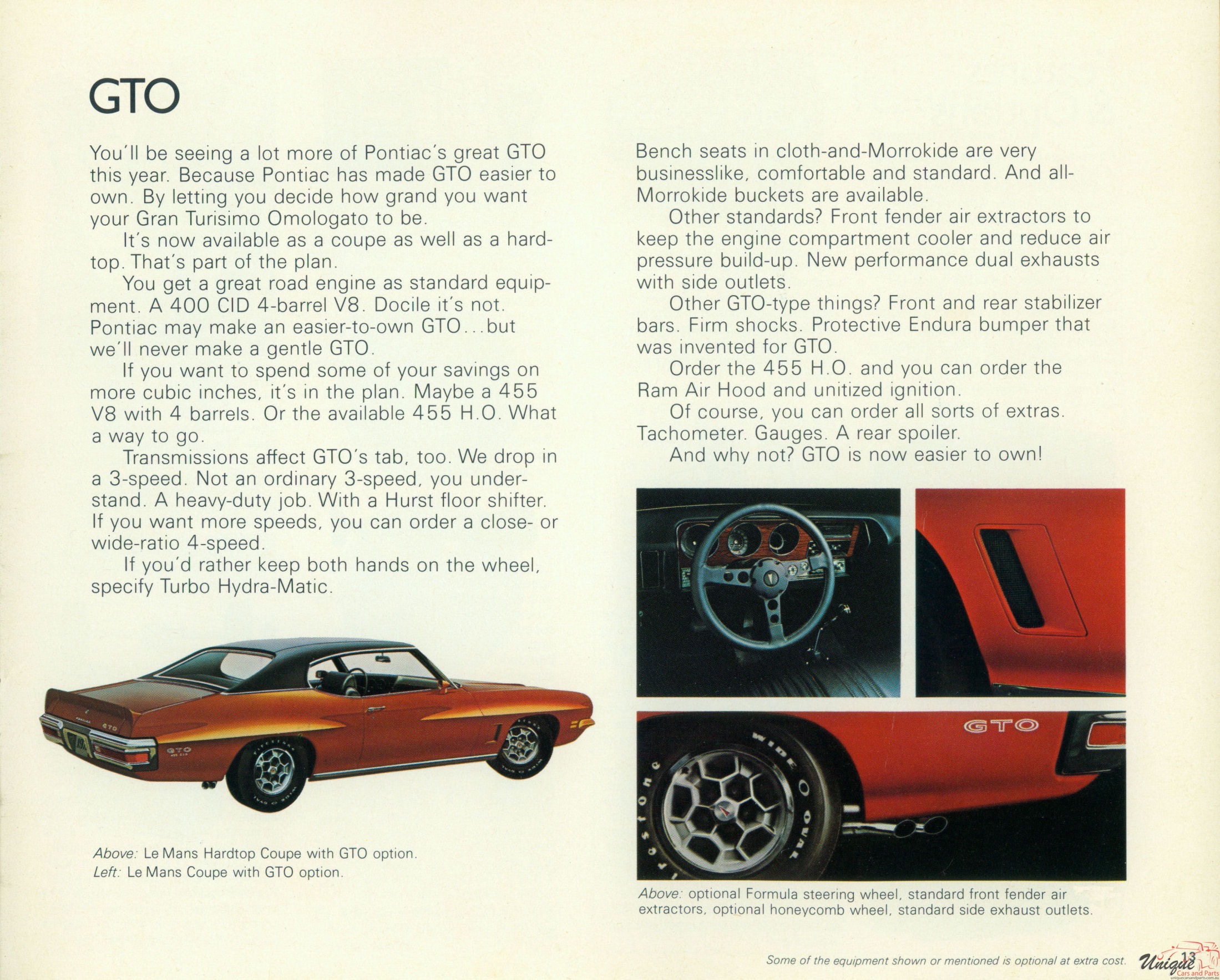 1972 Canadian Pontiac LeMans Brochure Page 11